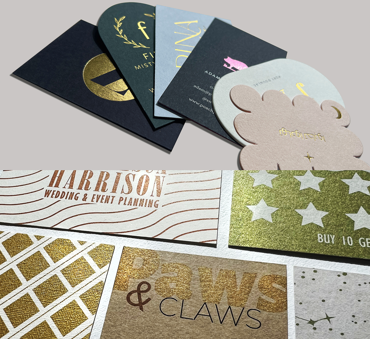 What is the difference between Hot Foil Press and Digital Gold/Silver