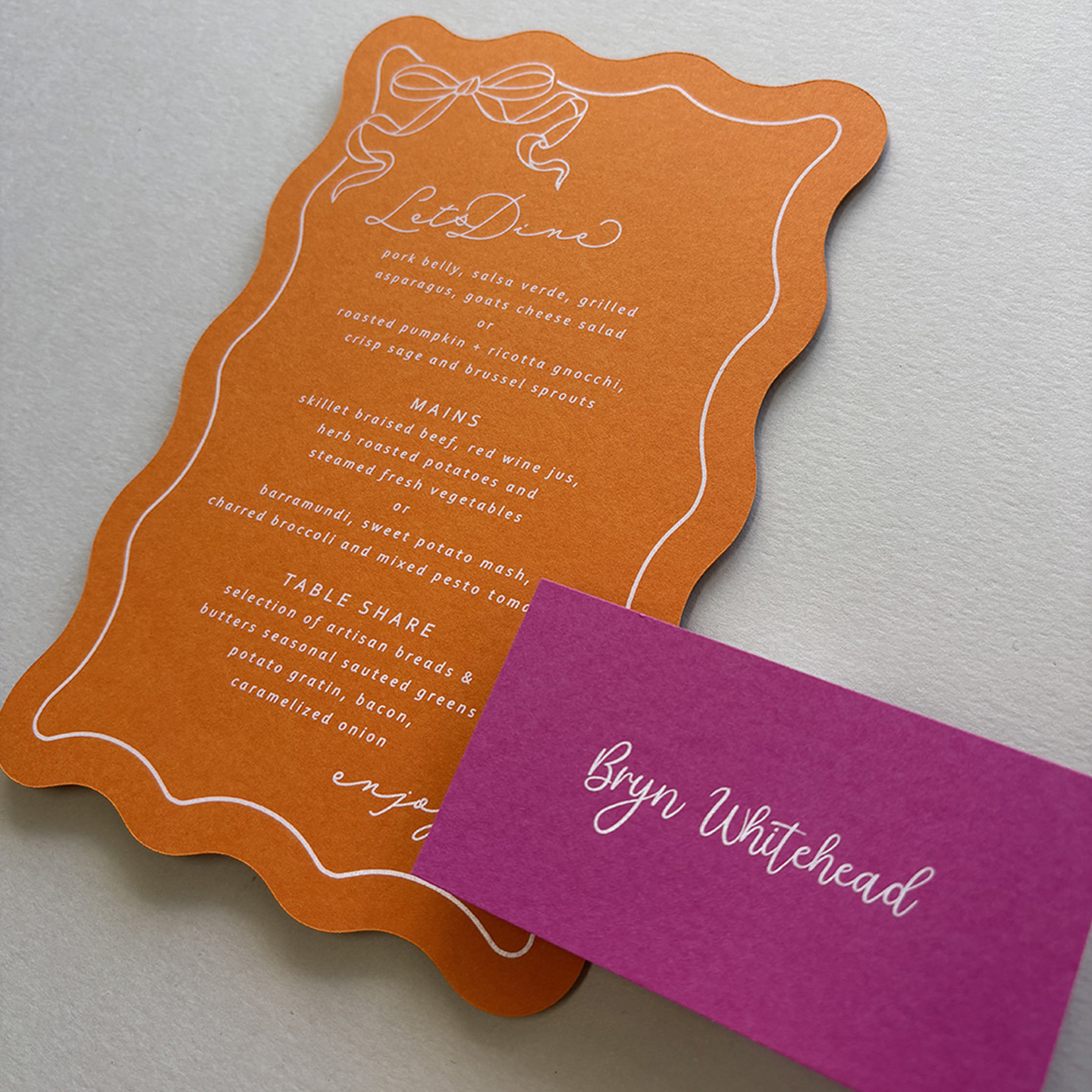 Pumpkin and Fuschia white ink.jpg